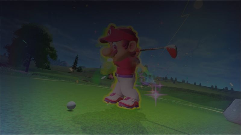 Mario Golf Super Rush - background