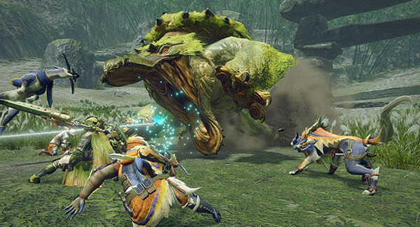 Monster Hunter Rise - battle