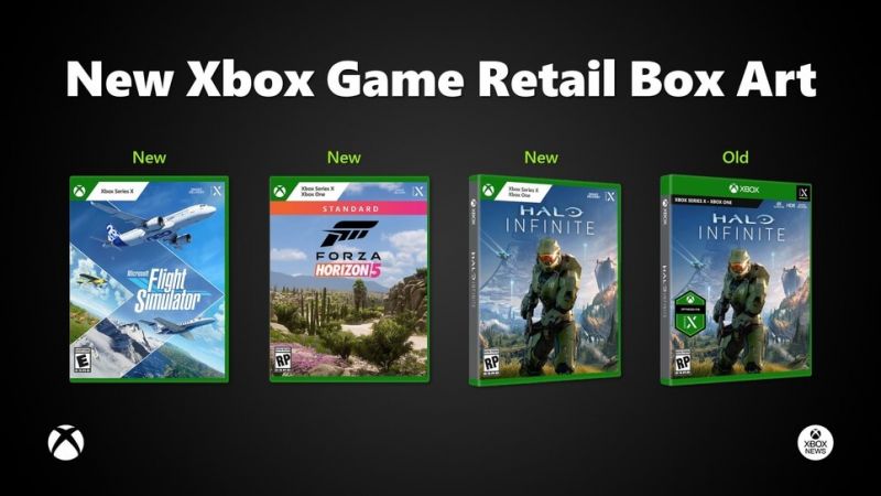 New Xbox Retail box art