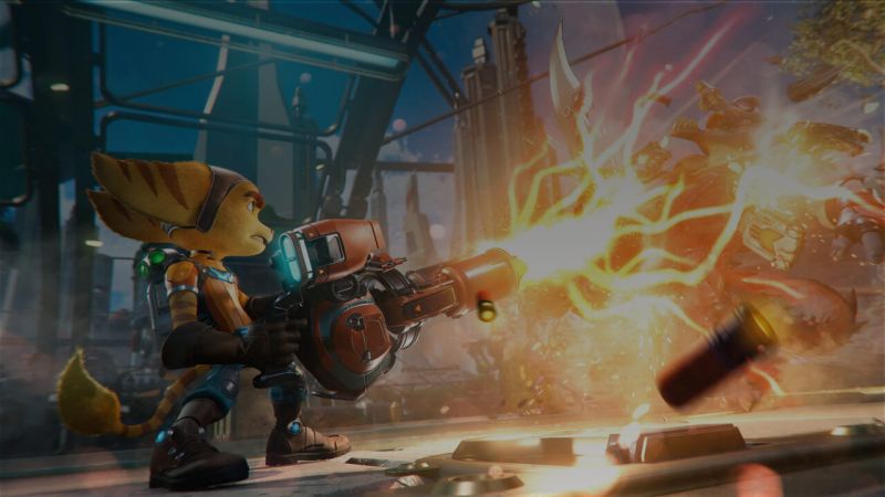Ratchet and Clank Rift Apart background