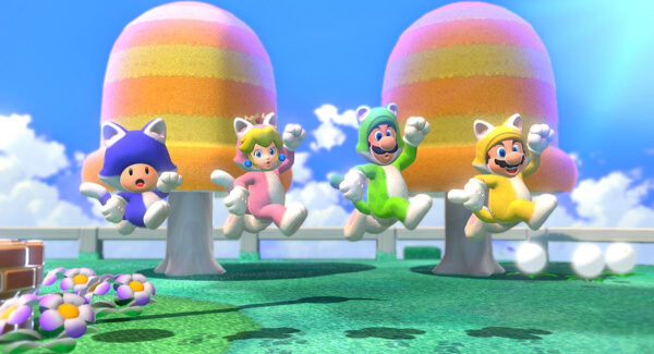 Super Mario 3D World co-op